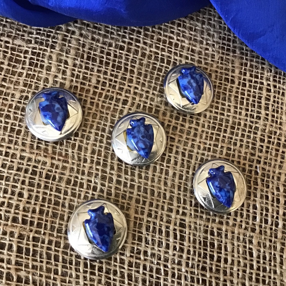 Arrowhead vintage button covers